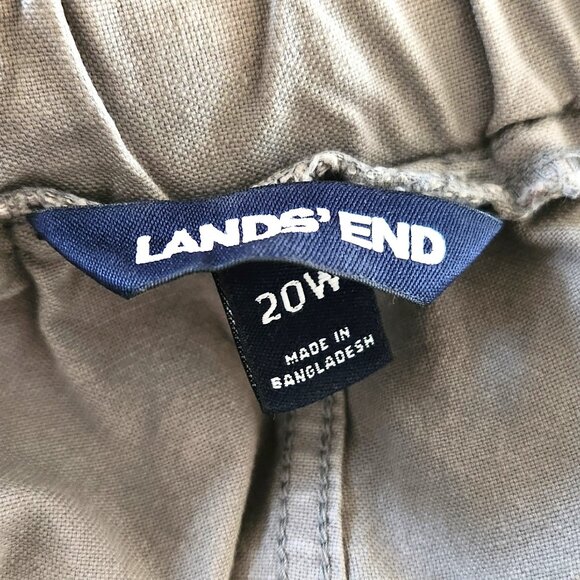 Lands End plus 20W Cotton pants - Picture 3 of 4